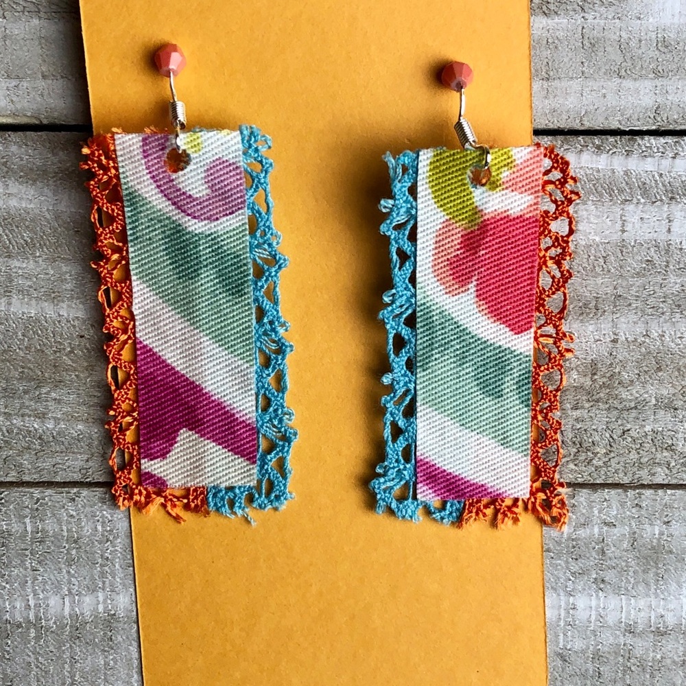 Designer Lace Earrings